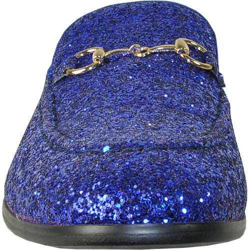 "Bravo" Blue Glitter Tuxedo & Prom Shoes - My Store