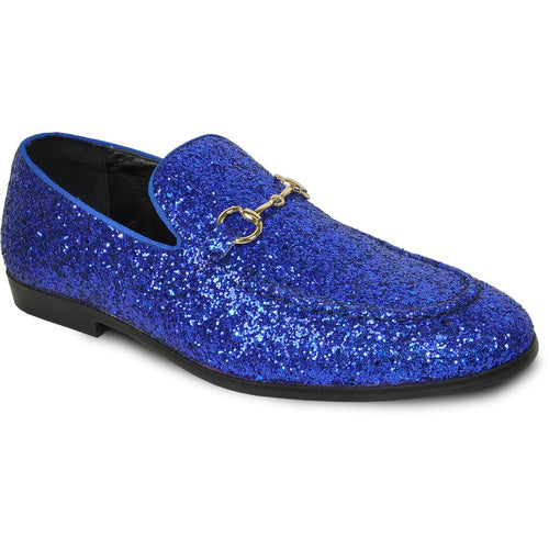 "Bravo" Blue Glitter Tuxedo & Prom Shoes - My Store