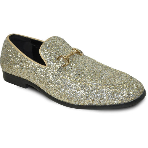 "Bravo" Gold Glitter Tuxedo & Prom Shoes - My Store