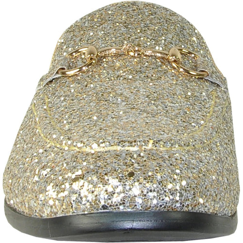"Bravo" Gold Glitter Tuxedo & Prom Shoes - My Store