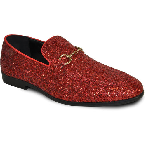 "Bravo" Red Glitter Tuxedo & Prom Shoes - My Store